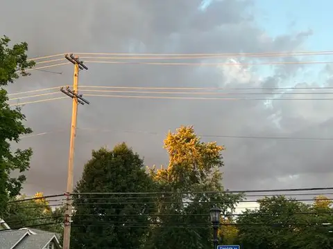 Golden hour magic meets stormy skies.
